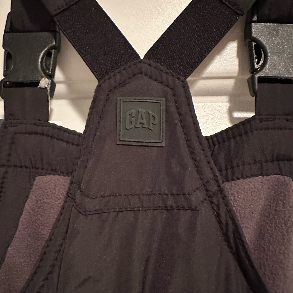Gap Kids Black Snow Bib Overalls size 4 - Picture 3 of 5